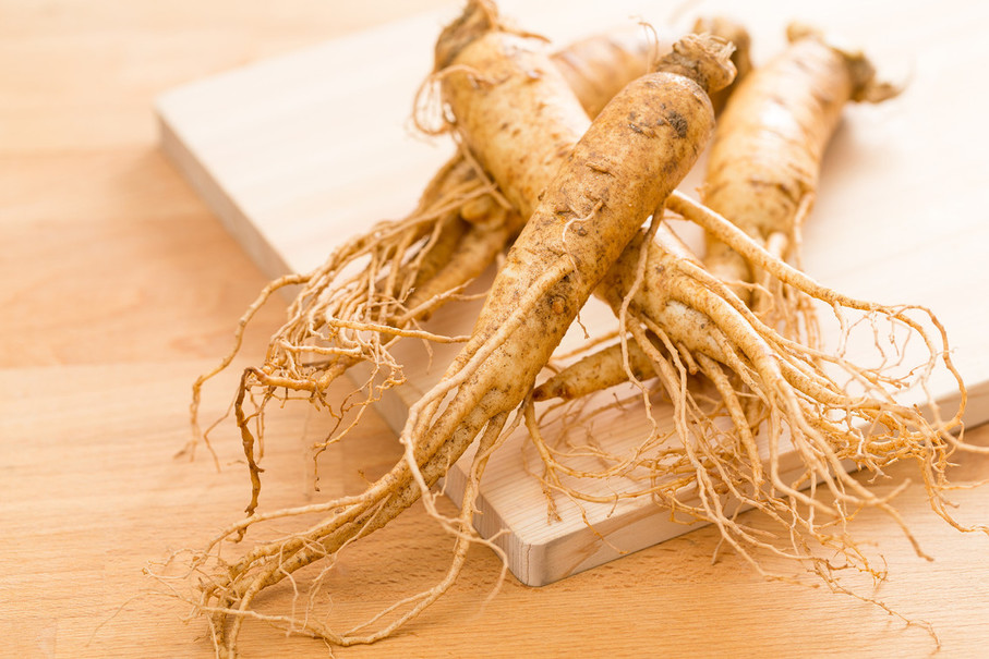 Beispiel für Pflanzenextrakt für die Männergesundheit: Ginseng.