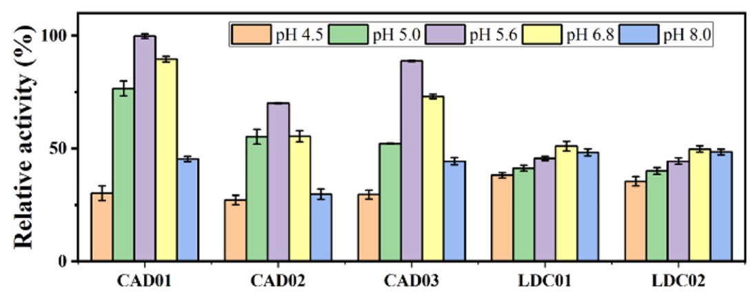 Enhancing pH stability of lysine decarboxylase via rational engineering and its application in cadaverine industrial production