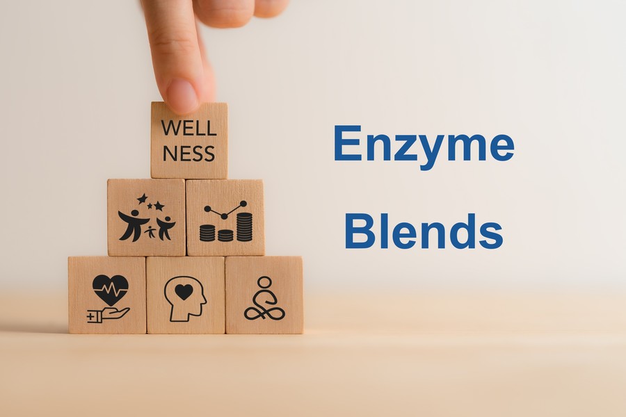 Enzymmischungen spielen eine Rolle für die allgemeine menschliche Gesundheit und das Wohlbefinden.