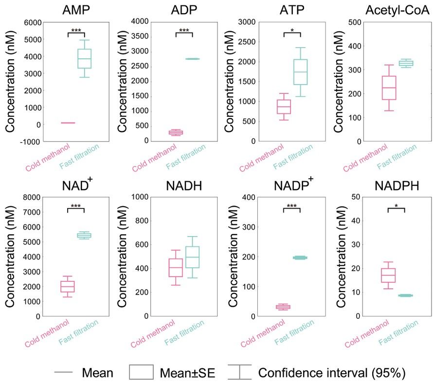 Evaluierung und Optimierung der quantitativen Analyse von Kofaktoren aus Hefe mittels Flüssigchromatographie/Massenspektrometrie