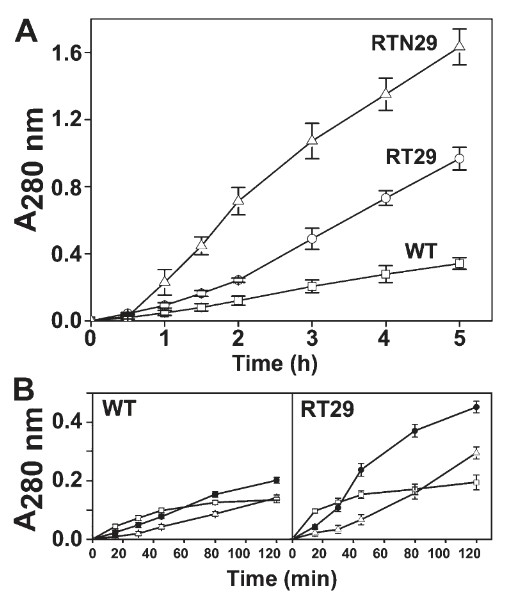 Improvement of low‐temperature caseinolytic activity of a thermophilic subtilase by directed evolution and site‐directed mutagenesis