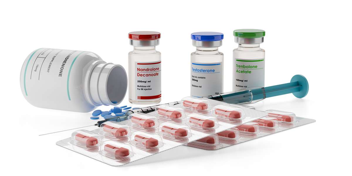 Steroide, die in der pharmazeutischen Industrie verwendet werden: Nandrolon-Decanoat, Testosteron und Trenbolon-Acetat.