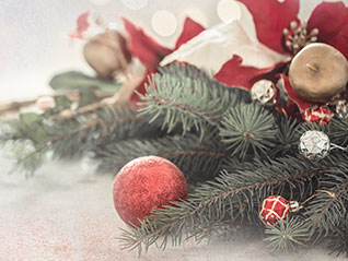 Frohe Weihnachten und ein glückliches neues Jahr