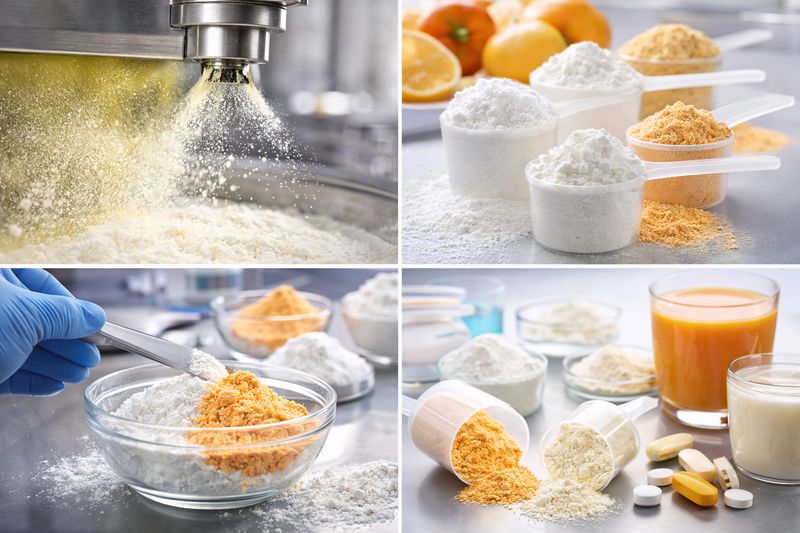 Lebensmittelgerechte Trägerhilfsstoffe